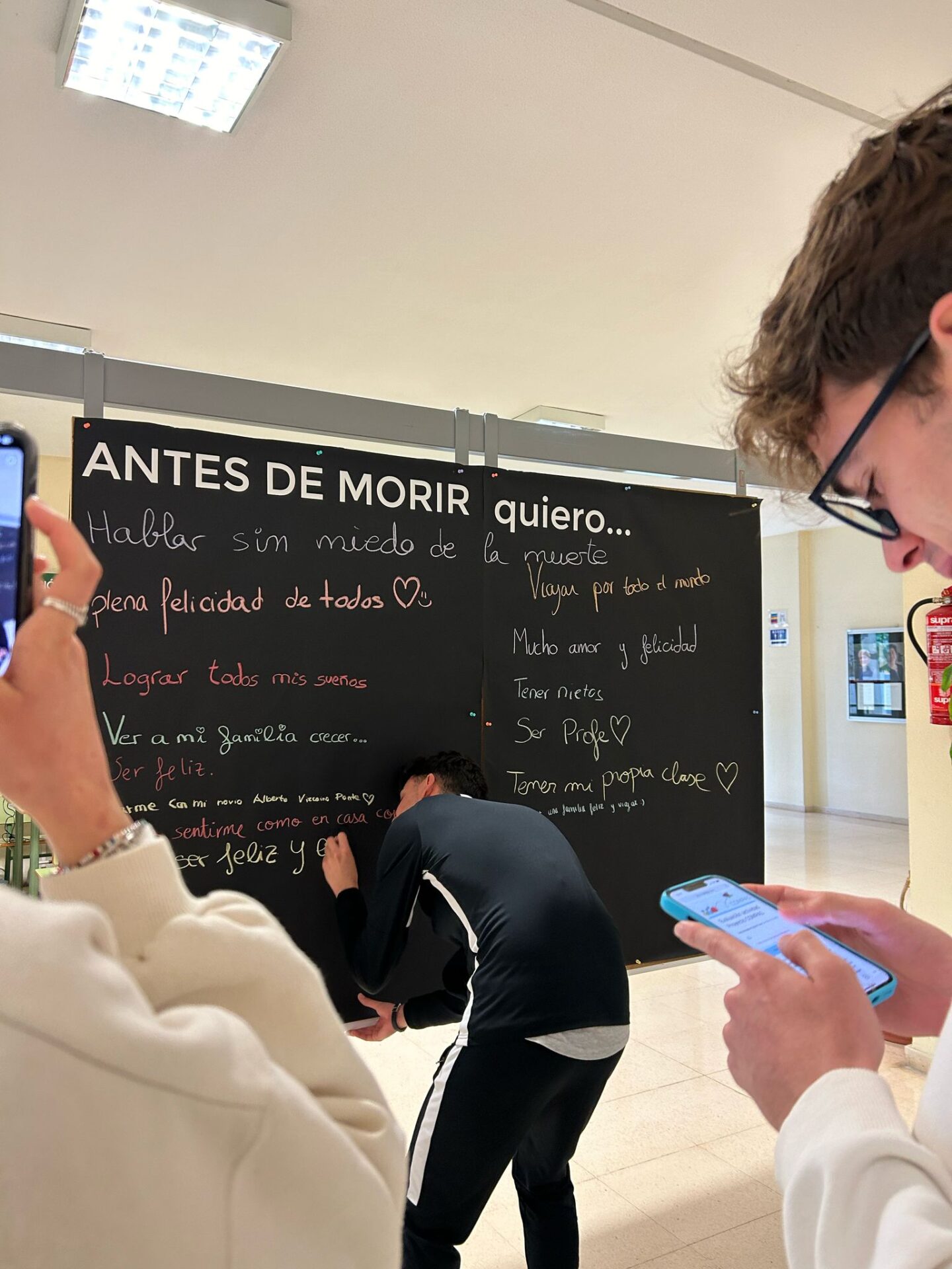 Mis deseos: mural “Antes de morir quiero”